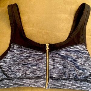 Lululemon bra with zipper front - size small